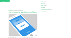 Desktop Screenshot of blog.webgarten.ch